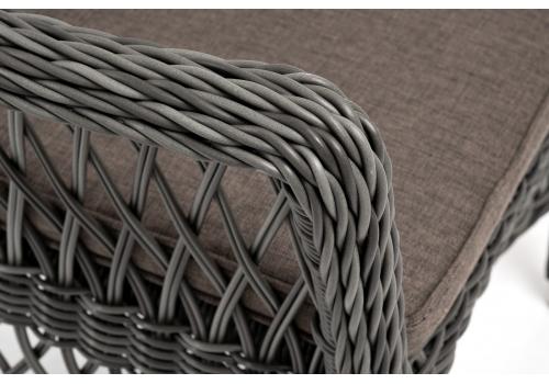  "Сицилия" плетеный стул из искусственного ротанга, цвет графит, фото 4 