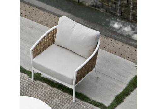  "Тоскана" кресло из искусственного ротанга, цвет соломенный, фото 2 