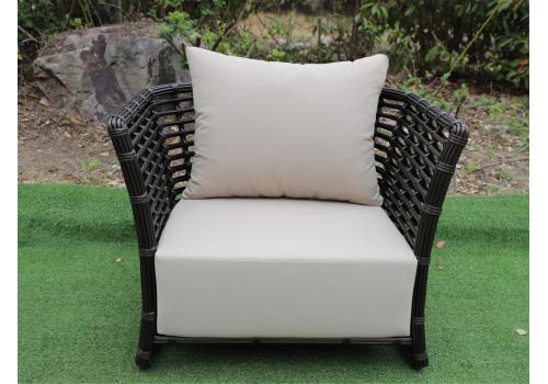  "Валенсия" кресло из искусственного ротанга, цвет бронзовый, фото 1 