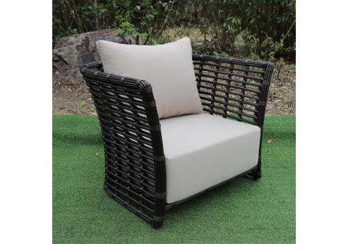  "Валенсия" кресло из искусственного ротанга, цвет бронзовый, фото 2 