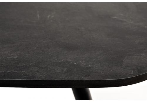  "Верона" журнальный стол из HPL 120х65, H40, каркас черный муар, цвет столешницы "серый гранит", фото 5 