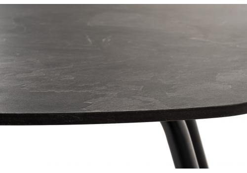  "Верона" журнальный столик из HPL 70х50, H40, каркас черный муар, цвет столешницы "серый гранит", фото 6 