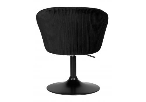  Кресло дизайнерское DOBRIN EDISON BLACK, черный велюр (1922-21), фото 5 