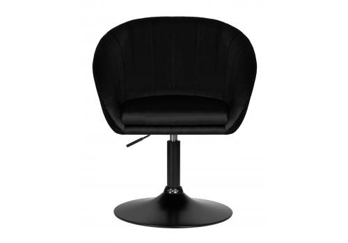  Кресло дизайнерское DOBRIN EDISON BLACK, черный велюр (1922-21), фото 6 