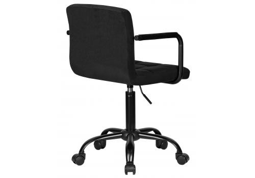  Офисное кресло для персонала DOBRIN TERRY BLACK, черный велюр (MJ9-101), фото 4 