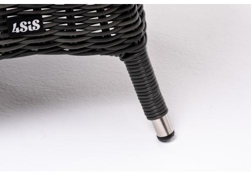  "Равенна" кофейный стол из искусственного ротанга, цвет графит, фото 3 