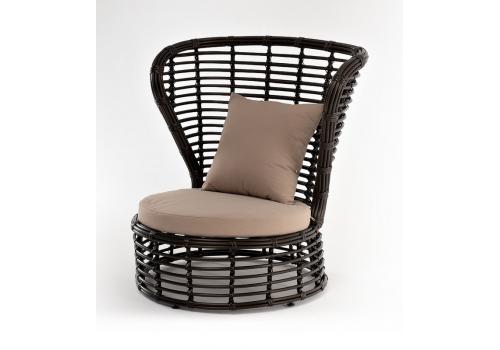  "Парма" кресло из искусственного ротанга, цвет бронзовый, фото 1 