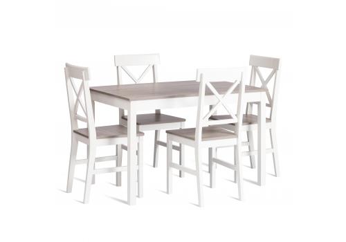  Обеденный комплект Хадсон (стол + 4 стула)/ Hudson Dining Set (mod.0104), фото 1 