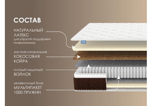  Матрас Димакс Мега Медиум софт 140х200, фото 2 