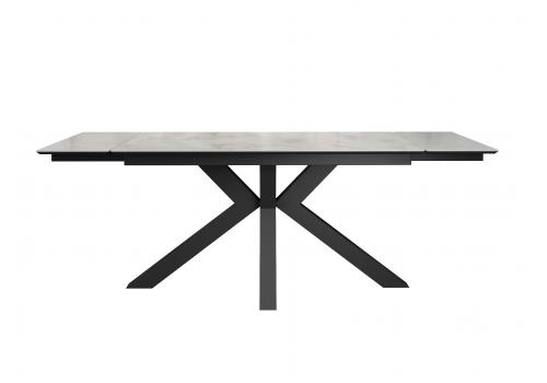  Стол DikLine SFE140 Керамика Italian Grey (глянец серый)/подстолье черное/опоры черные (2 уп.), фото 4 