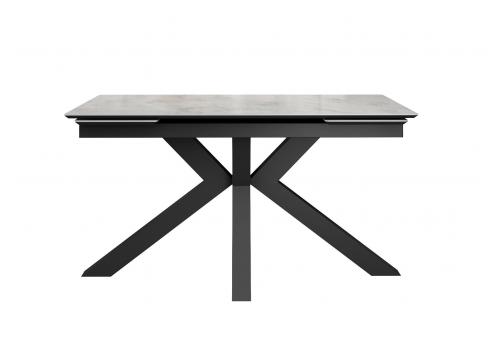  Стол DikLine SFE140 Керамика Italian Grey (глянец серый)/подстолье черное/опоры черные (2 уп.), фото 7 