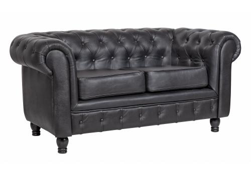  Диван Chesterfield Black Leather 2S, фото 2 