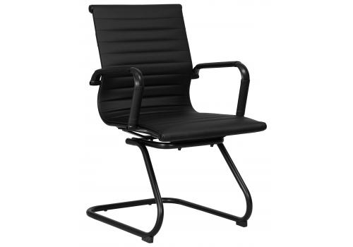  Офисное кресло для посетителей DOBRIN CODY BLACK, чёрный, фото 1 