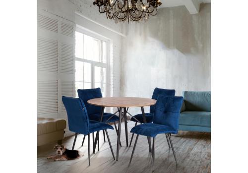  Стул обеденный Sweet велюр, 46х55х88, Blue (синий), фото 15 