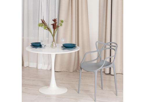  Стул Cat Chair (mod. 028) пластик, 53 x 59 x 82,5 см, темно-серый (Dark grey NX-GR-20) (Комплект из 2 шт.), фото 8 