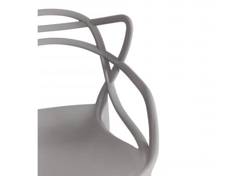  Стул Cat Chair (mod. 028) пластик, 53 x 59 x 82,5 см, темно-серый (Dark grey NX-GR-20) (Комплект из 2 шт.), фото 6 