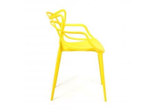  Стул Cat Chair (mod. 028) пластик, 53 x 59 x 82,5 см, желтый (Yellow Y-01) (Комплект из 2 шт.), фото 2 