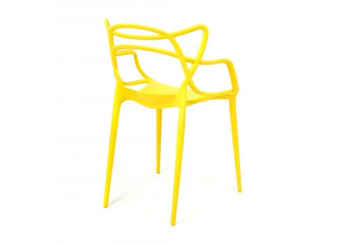  Стул Cat Chair (mod. 028) пластик, 53 x 59 x 82,5 см, желтый (Yellow Y-01) (Комплект из 2 шт.), фото 3 