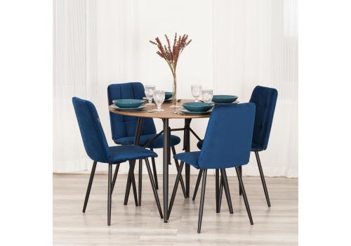  Стул обеденный Asti TREND, велюр, Blue (синий), 47х54х86 см, фото 12 