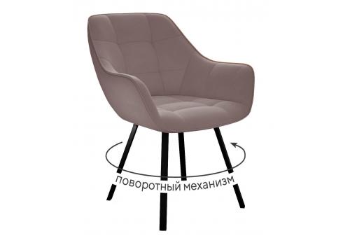  Стул DikLine 352 поворотный, B5 LATTE, ножки черные, фото 1 