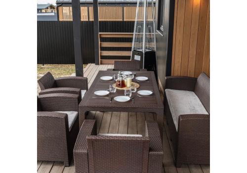  Обеденный комплект LANA LUX DINING L коричневый, фото 3 