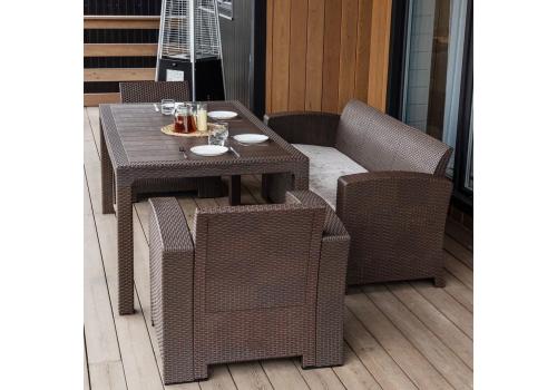  Обеденный комплект LANA LUX DINING S коричневый, фото 4 