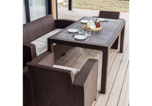  Обеденный комплект LANA LUX DINING S коричневый, фото 2 