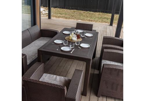 Обеденный комплект LANA LUX DINING L коричневый, фото 4 