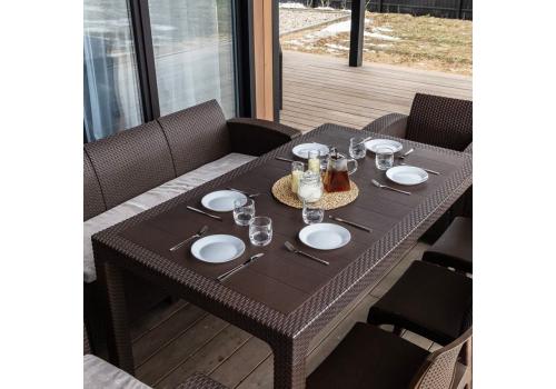  Обеденный комплект LANA LUX DINING XL коричневый, фото 3 