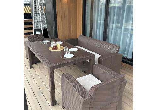  Обеденный комплект LANA LUX DINING S коричневый, фото 3 