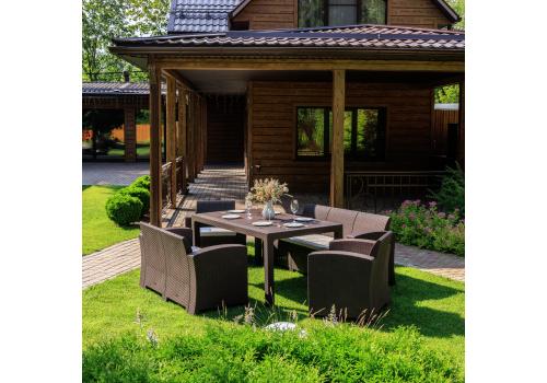  Обеденный комплект GRAND LANA LUX DINING L коричневый, фото 1 