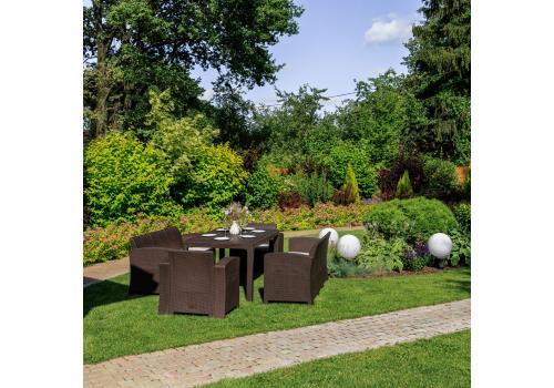  Обеденный комплект GRAND LANA LUX DINING XL коричневый, фото 2 