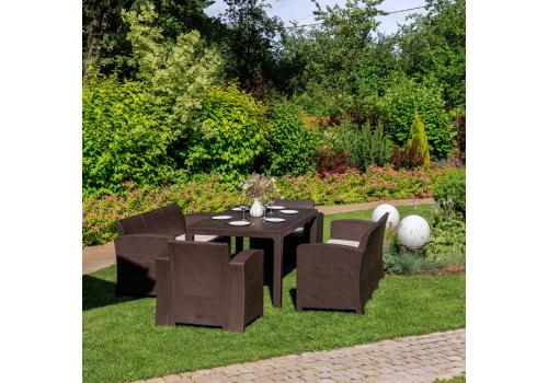  Обеденный комплект GRAND LANA LUX DINING XL коричневый, фото 1 
