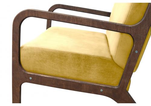  Низкое кресло Mody Yellow, фото 4 