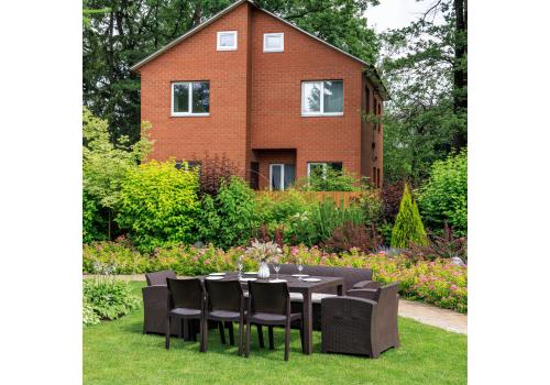  Обеденный комплект LANA LUX DINING XL коричневый, фото 2 