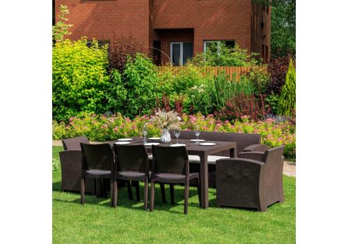  Обеденный комплект LANA LUX DINING XL коричневый, фото 1 