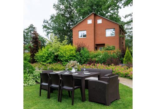  Обеденный комплект LANA LUX DINING XL коричневый, фото 4 