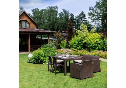  Обеденный комплект LANA LUX DINING M коричневый, фото 8 