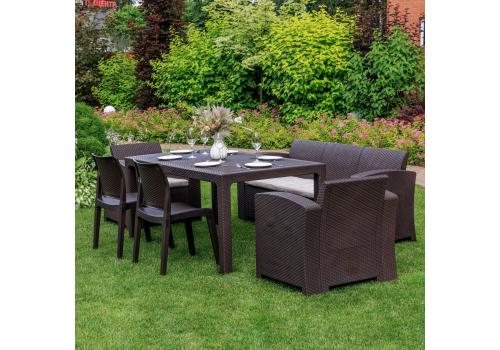  Обеденный комплект LANA LUX DINING M коричневый, фото 1 