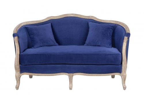  Дизайнерский двухместный диван Darcy 2 Blue, фото 1 