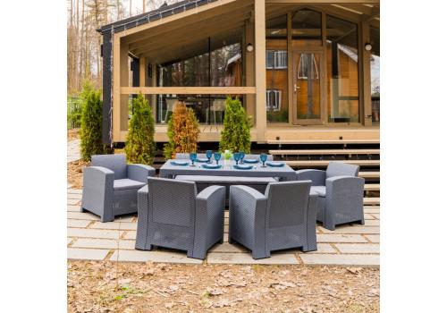  Обеденный комплект LANA LUX DINING L графитовый, фото 9 