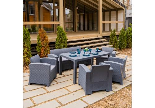  Обеденный комплект GRAND LANA LUX DINING L графитовый, фото 1 