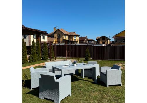  Обеденный комплект LANA LUX DINING L светло-серый, фото 4 