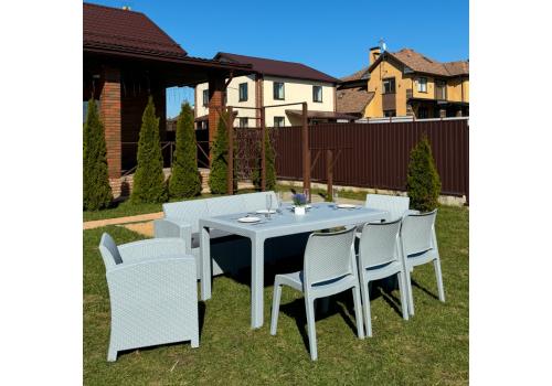  Обеденный комплект LANA LUX DINING XL светло-серый, фото 3 