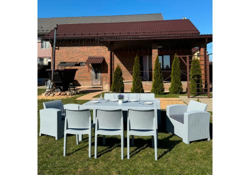  Обеденный комплект LANA LUX DINING XL светло-серый, фото 2 