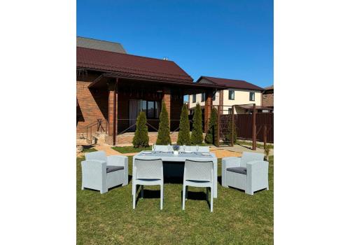 Обеденный комплект LANA LUX DINING M светло-серый, фото 1 