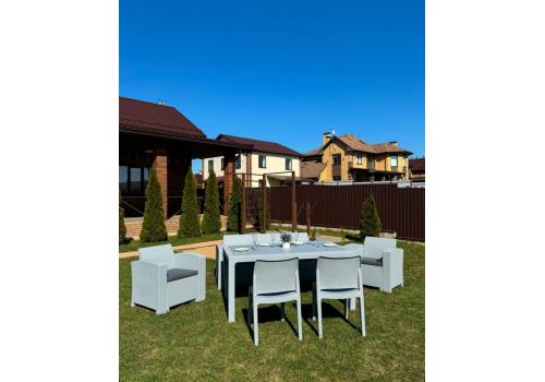  Обеденный комплект LANA LUX DINING M светло-серый, фото 2 