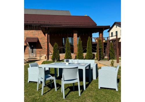  Обеденный комплект LANA LUX DINING M светло-серый, фото 5 