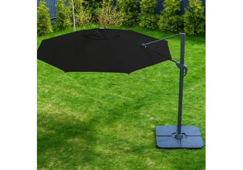  Зонт SKY BLACK круглый в комплекте с утяжелителями, фото 2 