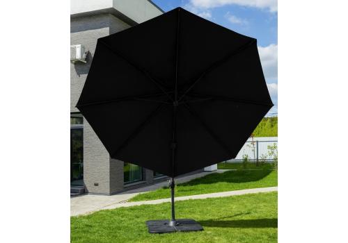  Зонт SKY BLACK круглый в комплекте с утяжелителями, фото 3 